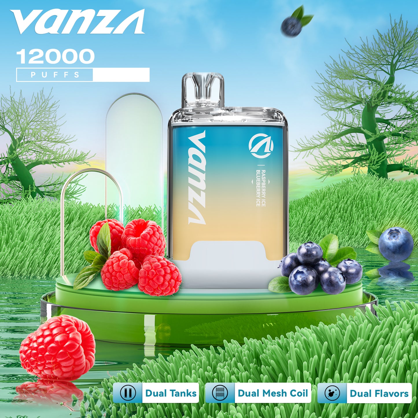 Vanza twins 2in1 12000 puff