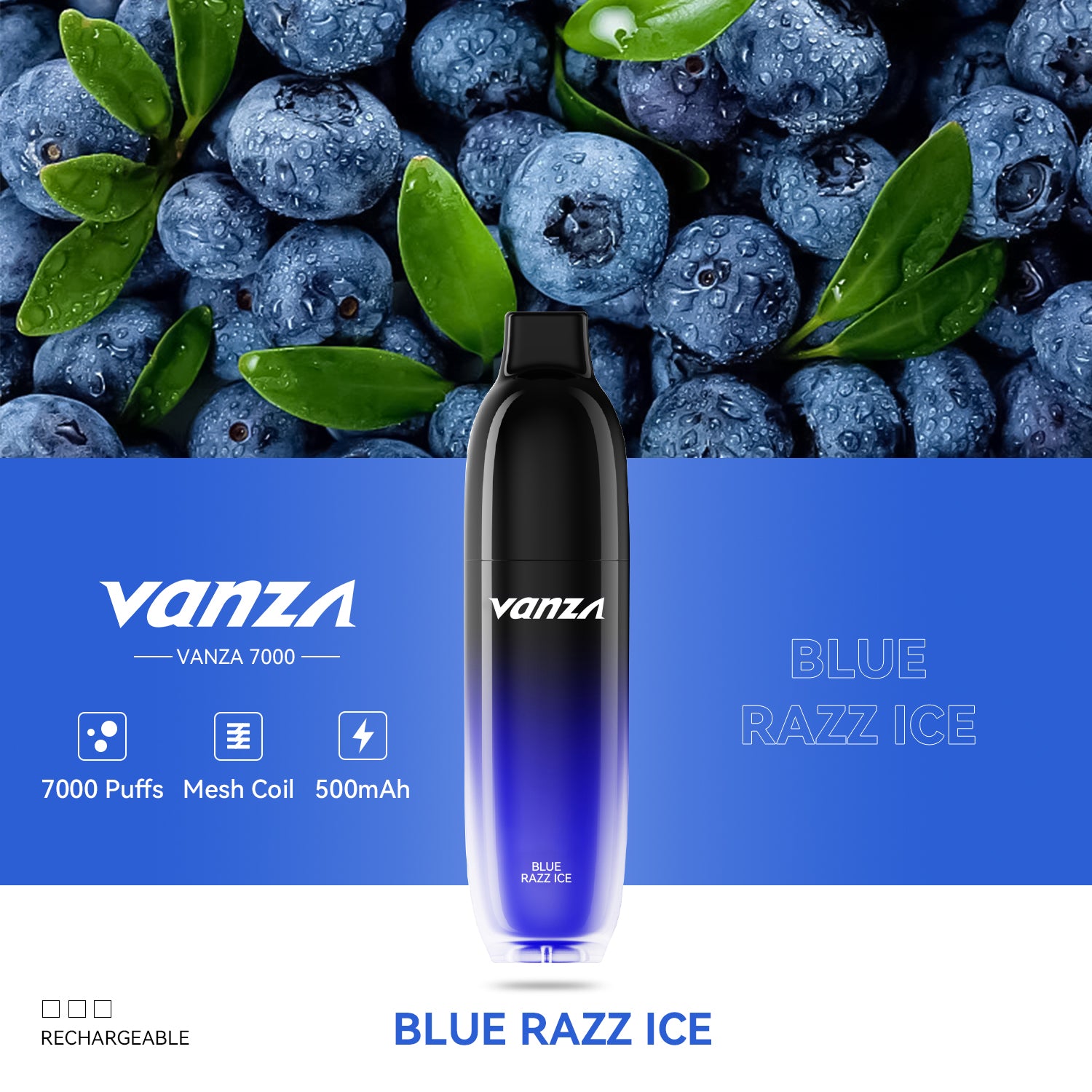 Blue razz ice