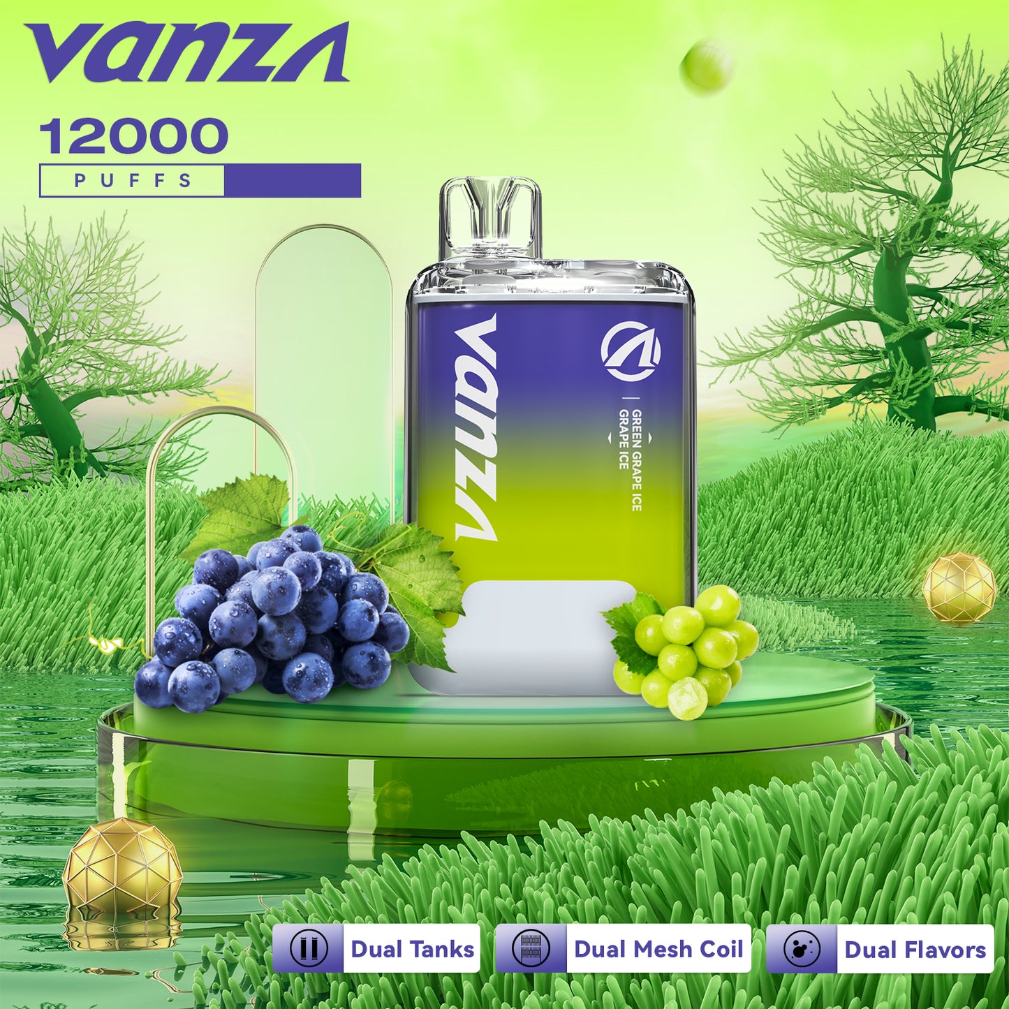 Vanza twins 2in1 12000 puff