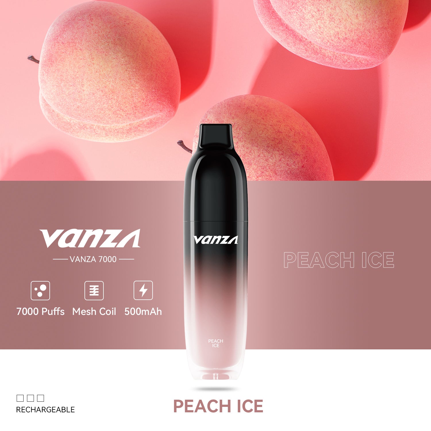 Peach ice