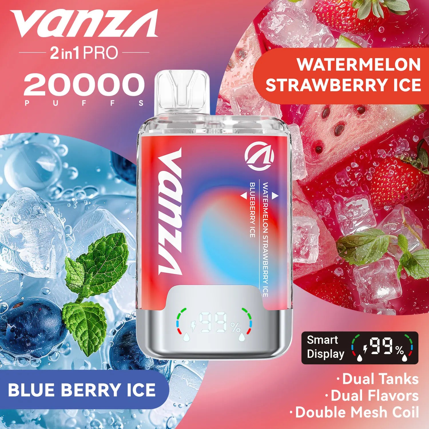 Watermelon Strawberry Ice